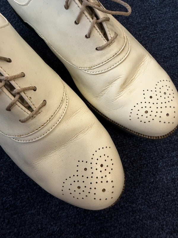 Aqualites Footjoy White Golf Shoes -  Size 6.5 UK
