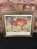 Framed Print Polychrome Bison