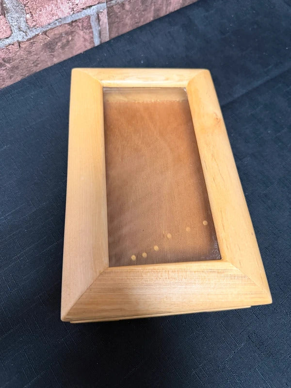 Wooden Glass Fronted Box