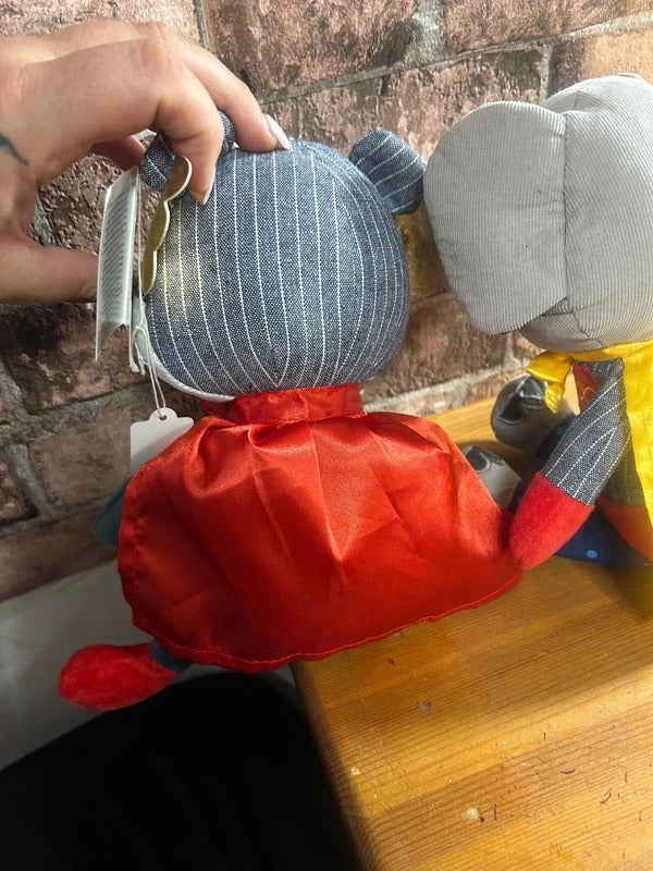 Pair of Wilberry Super Hero Teddy Plushies