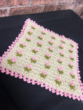 Crochet Pink and Cream Square