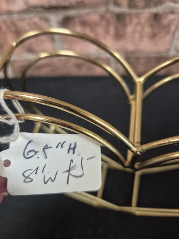 Gold metal heart