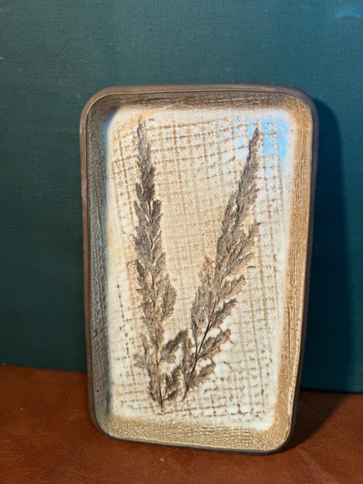 Botanical Stoneware Long Serving Plate