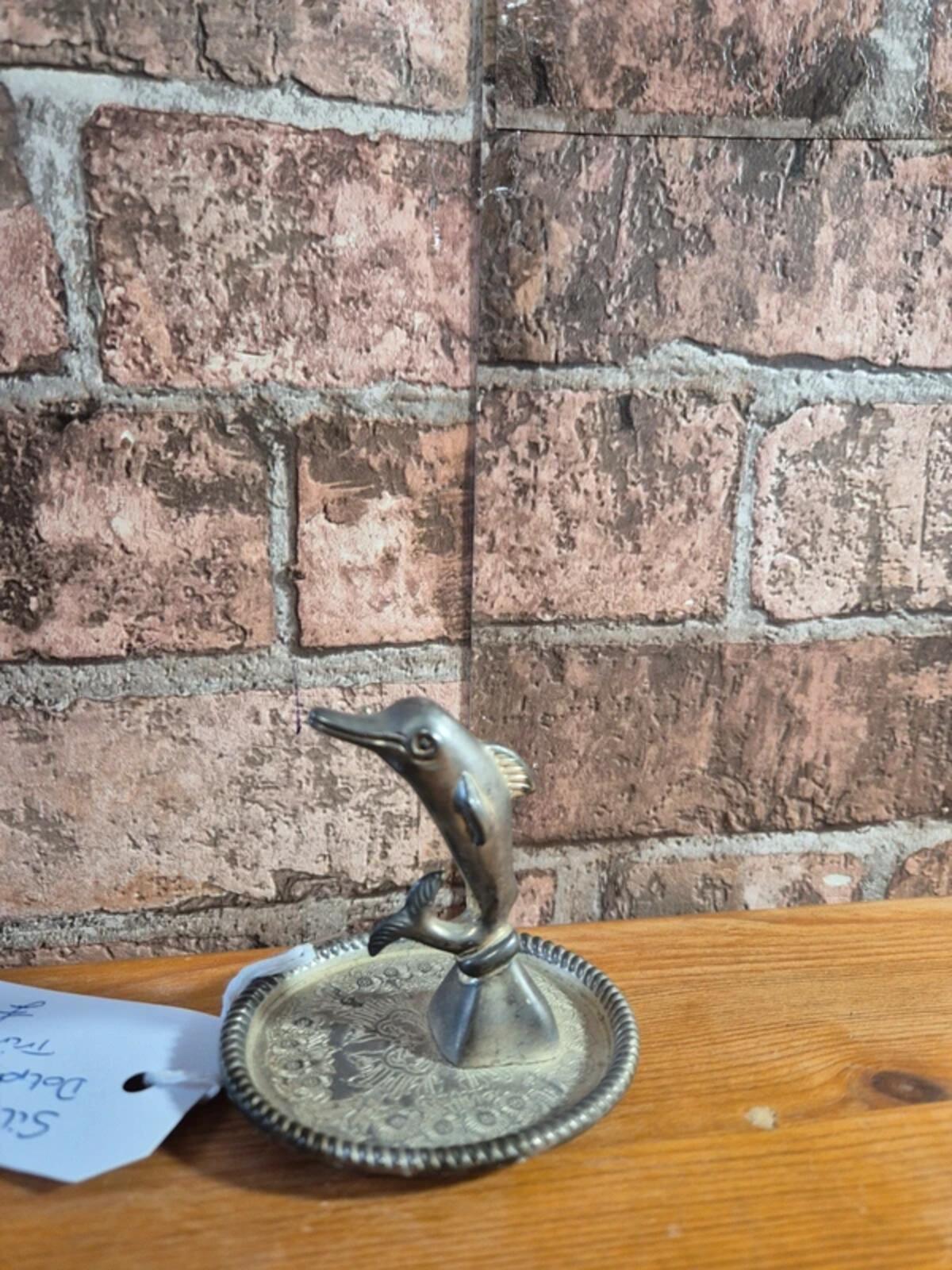 Vintage dolphin ring holder