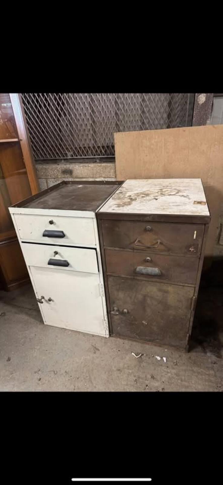 Pair of Industrial Storage/Tool Cabinets