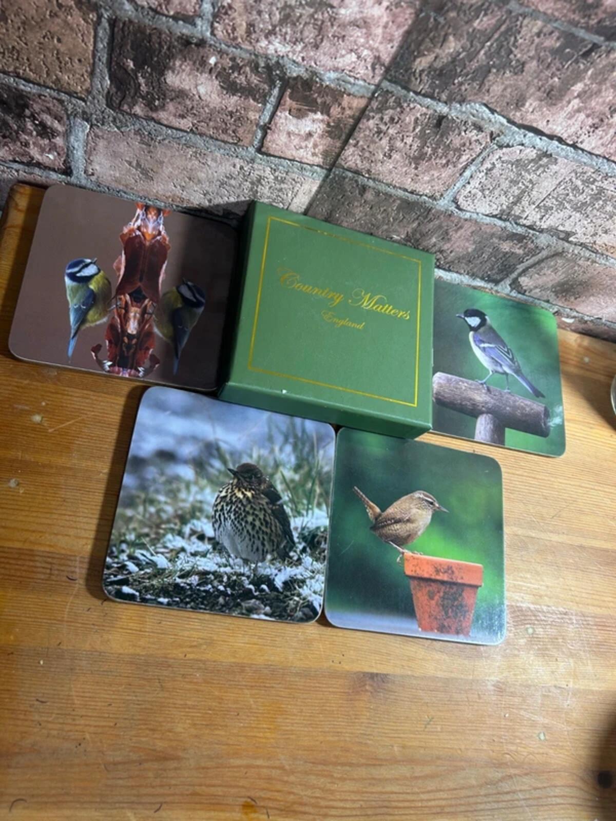 Country Matters Coasters x4