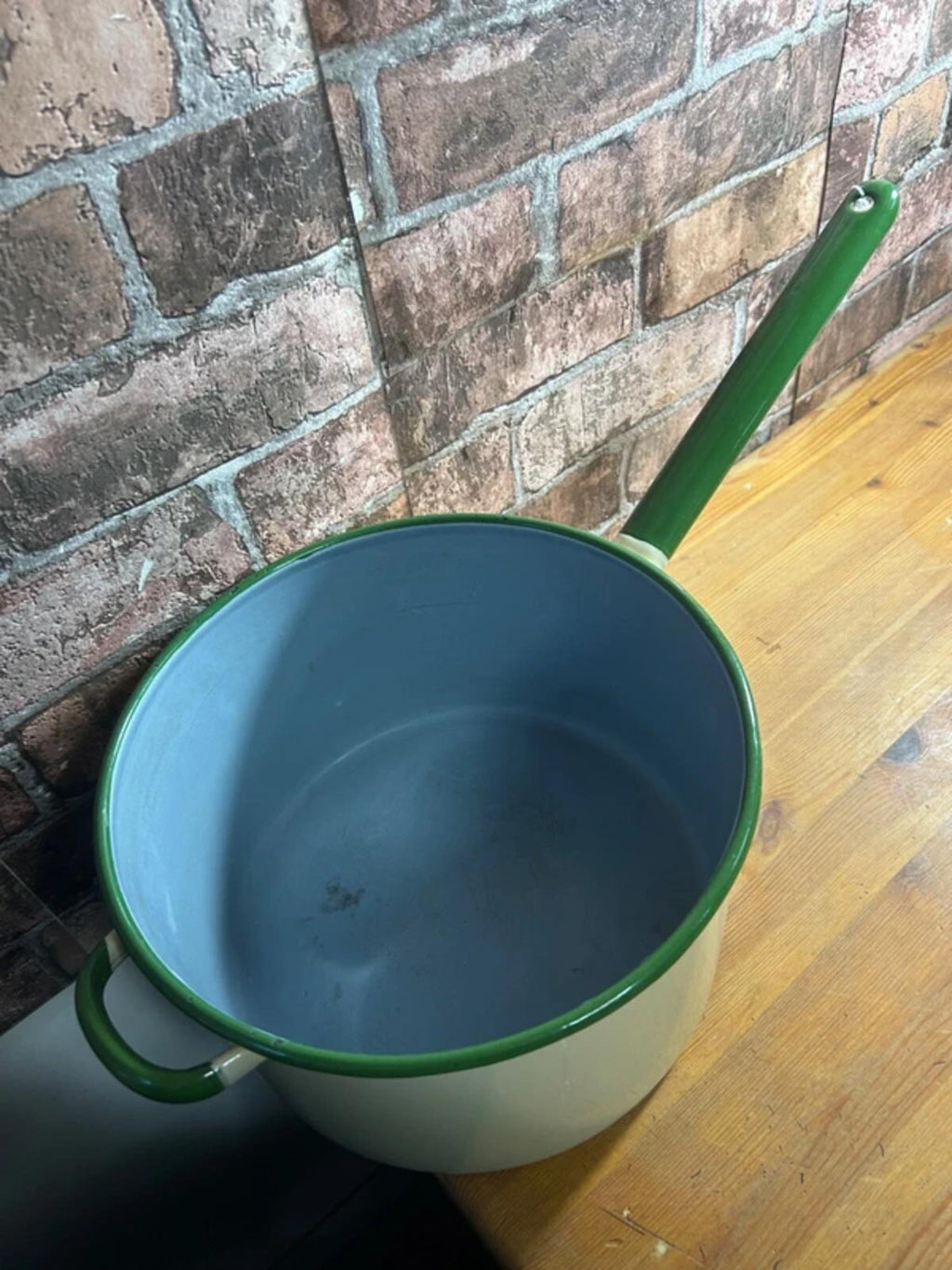 Large Enamel Sauce Pan