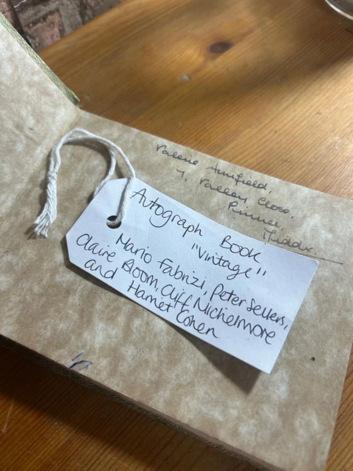Vintage Autograph Book