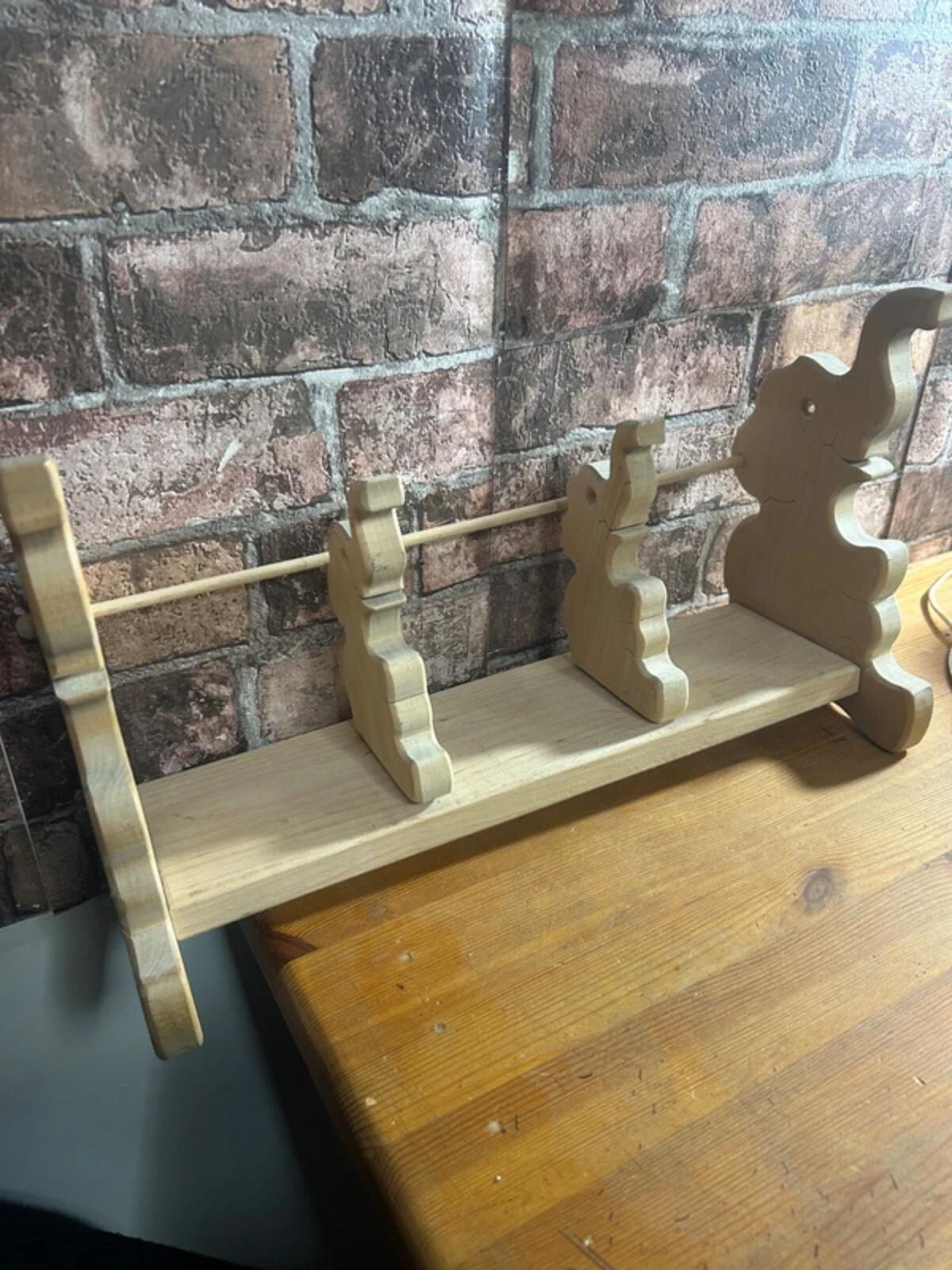 Wooden Children's Elephant Bookshelf