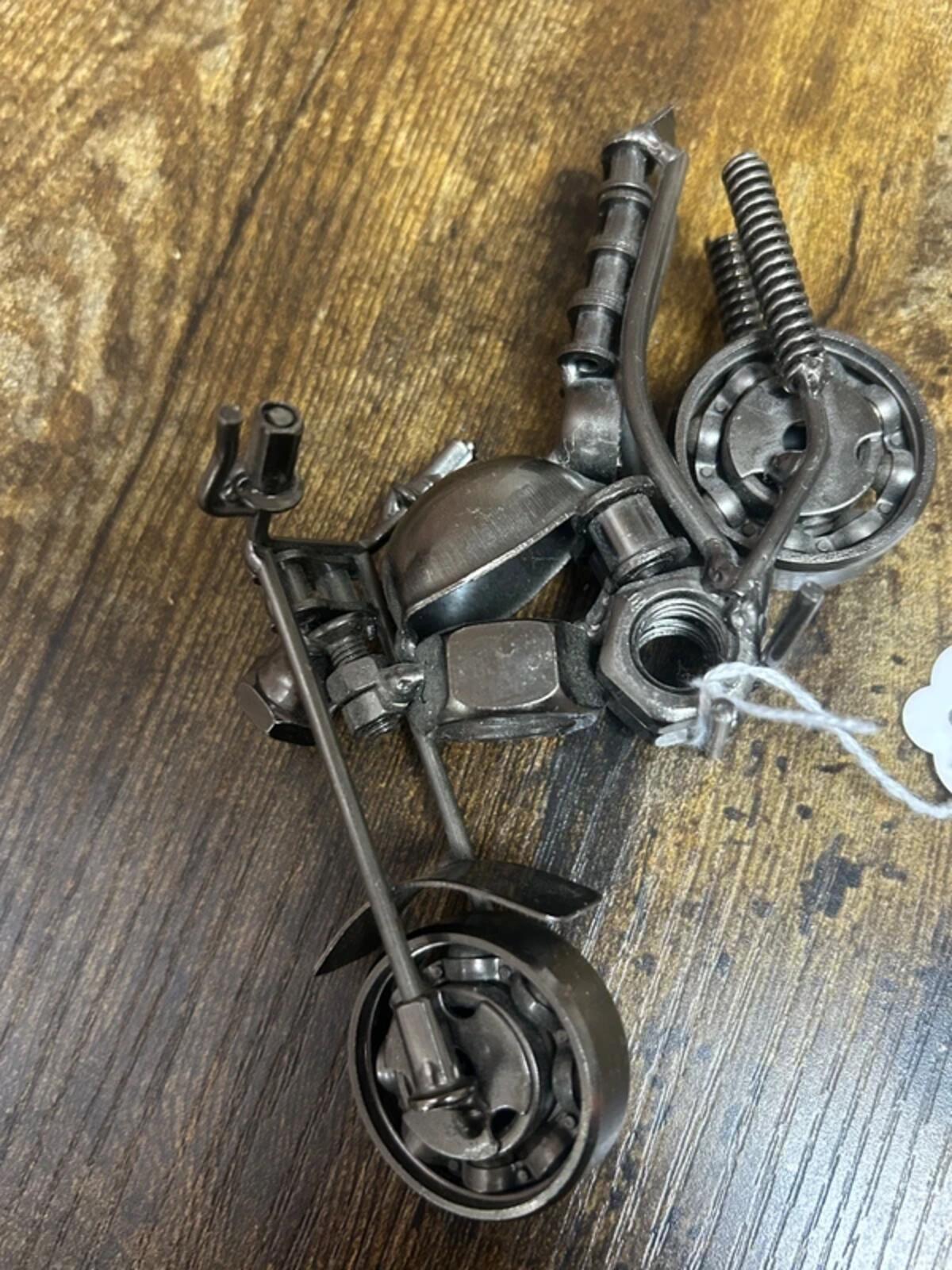Bits & Bobs Metal Motorcycle Ornament