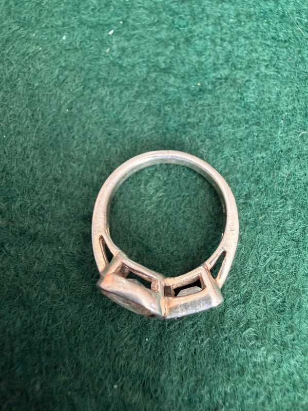 Sterling Silver Hallmarked Ring - Size L