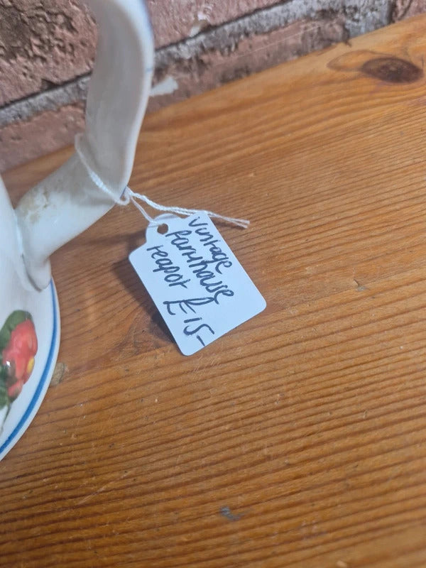 Vintage farmhouse teapot