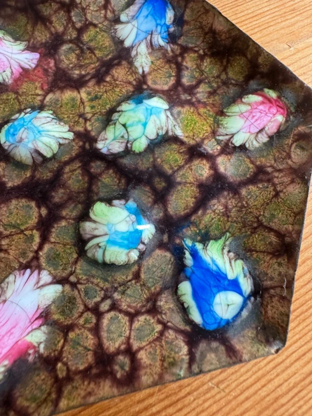 Spanish Esmaltes Garcia Enamel on Copper Trinket Dish