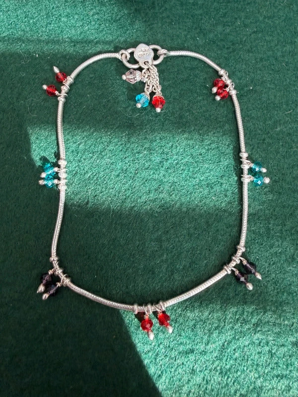 Sterling Silver Beaded Necklace