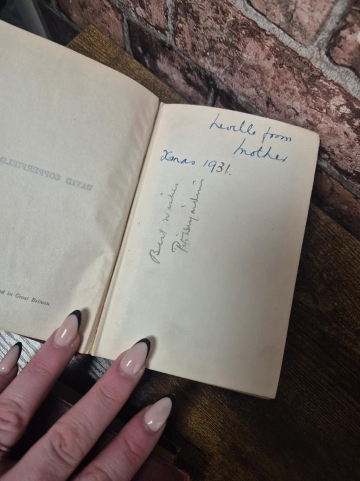 Vintage Charles Dickens books