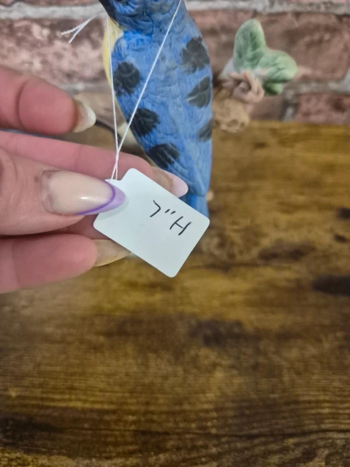 Porcelain blue jays ornaments