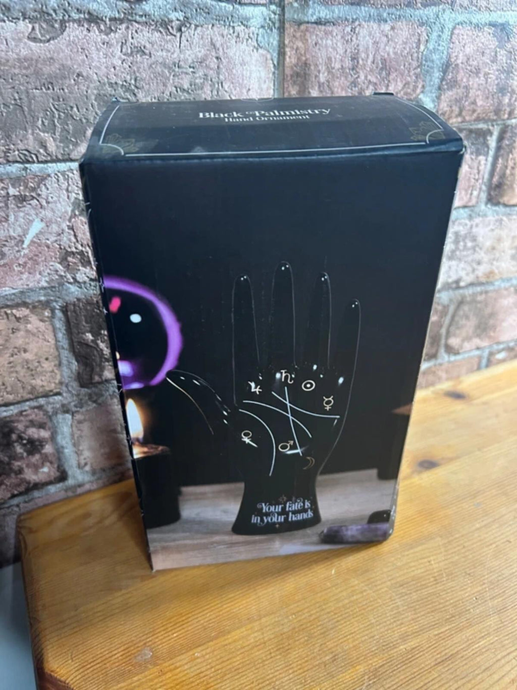Black Ceramic Palmistry Hand