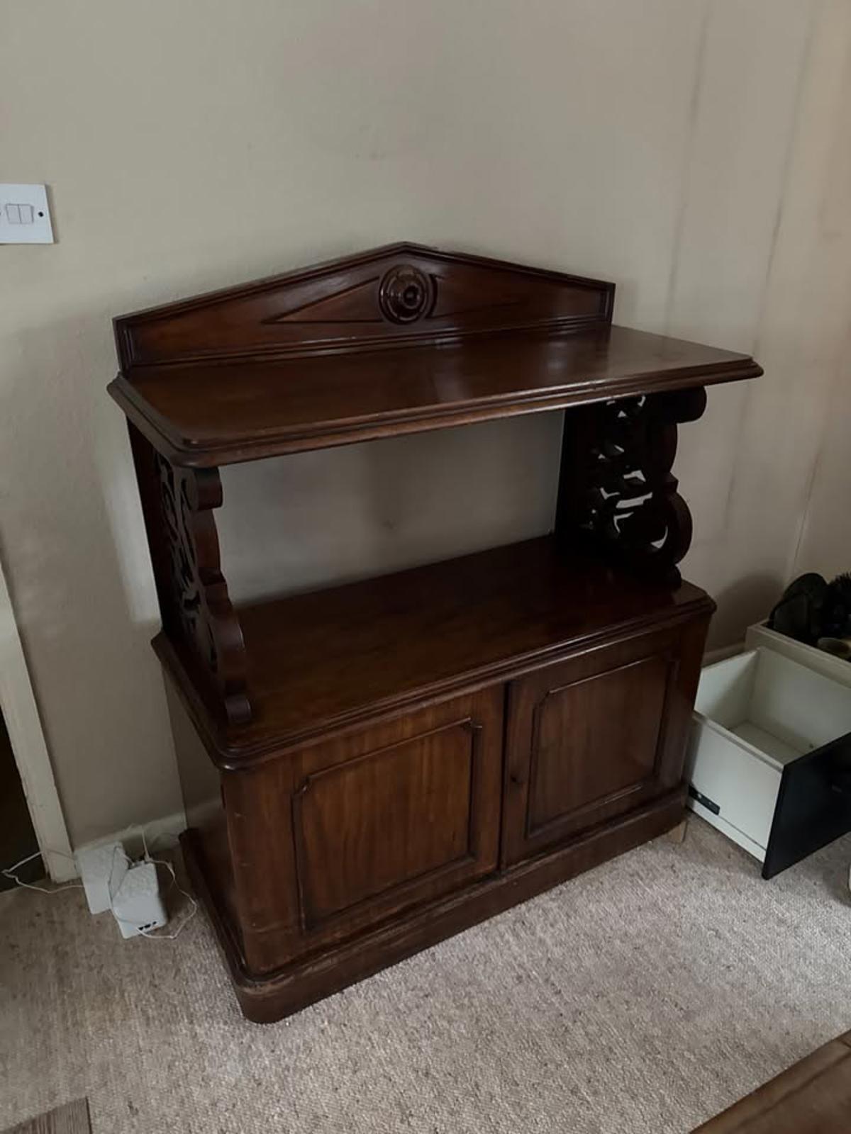 Antique Buffet, Scottish Server Cabinet, Mahogany, Mid Victorian C.1870