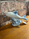 Vintage Ceramic Dolphin Figure