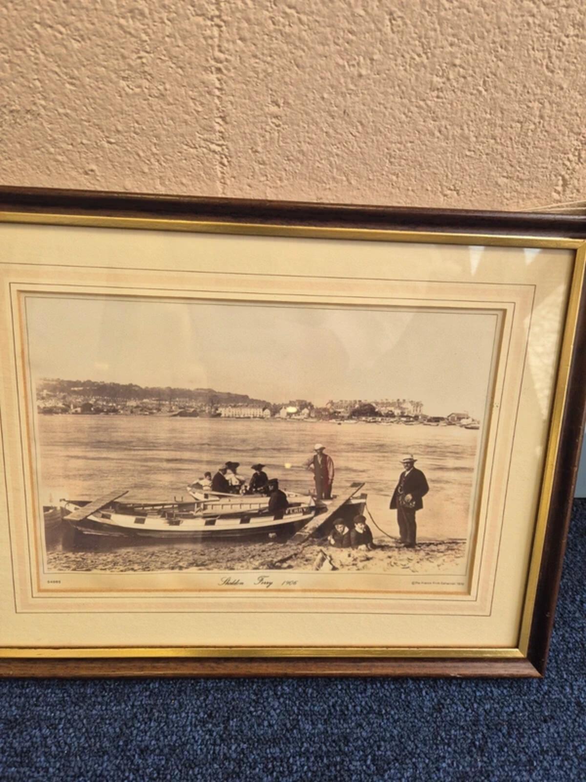 The Francis Frith Collection 1976 of Shaldin Ferry 1906 Framed Print