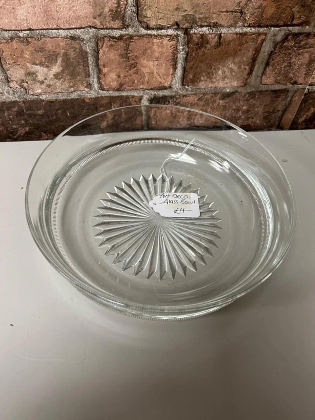 Art Deco Glass Bowl