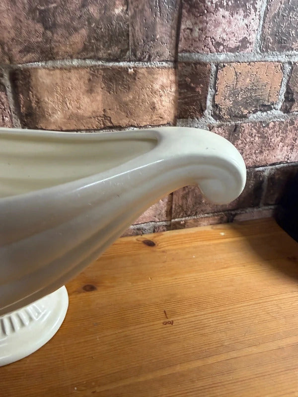 Dartmouth Pottery Cream Oval Vase