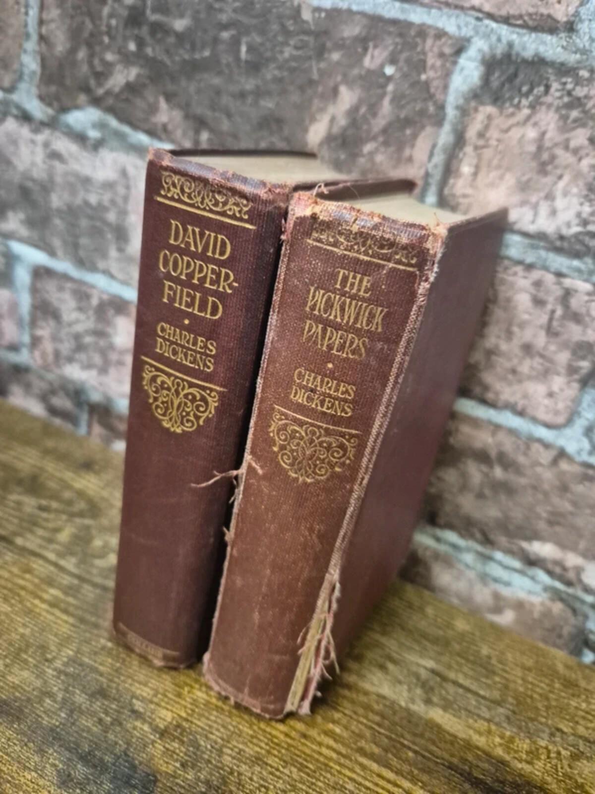 Vintage Charles Dickens books