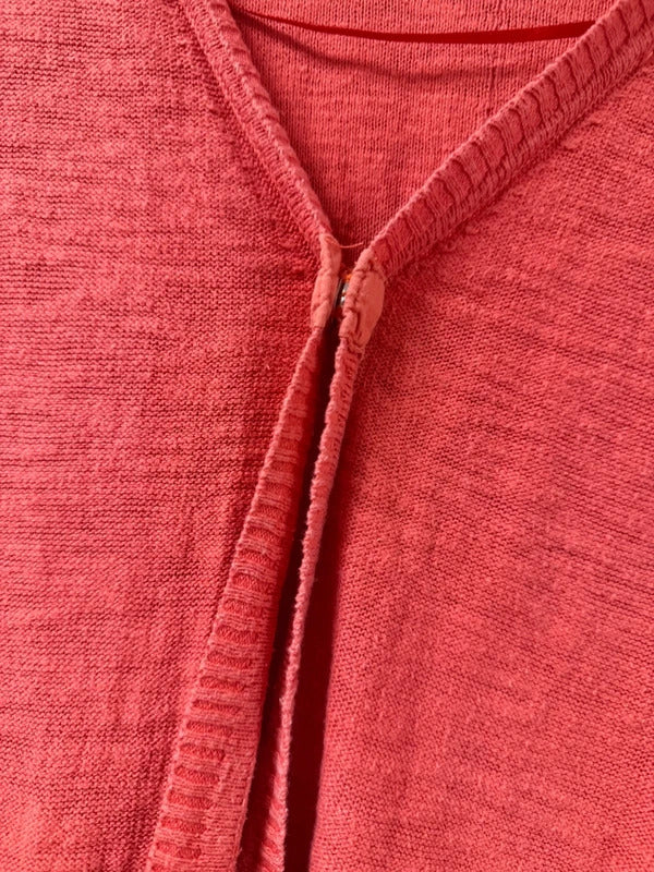 Miss Captain Coral Cotton Cardigan - Size 14