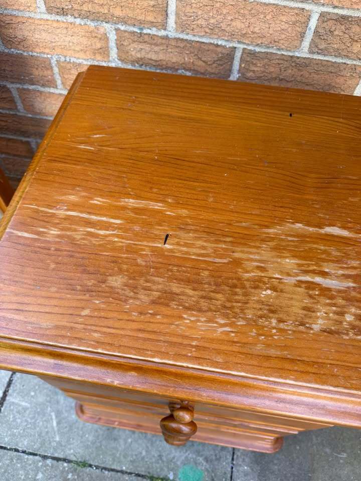 Solid Pine Bedside Cabinet
