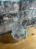 Crystal Cut Vintage Vinegar Decanter