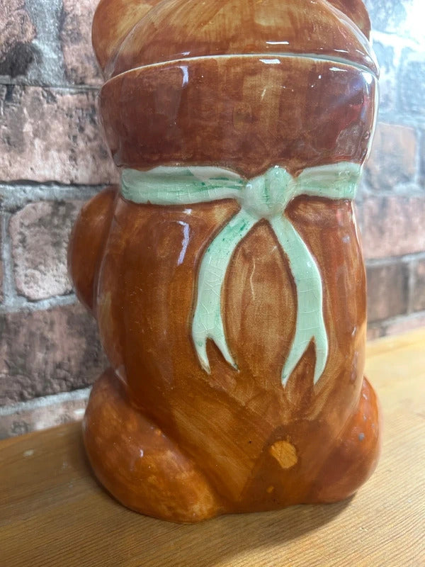 Vintage Teddy Bear Cookie Jar