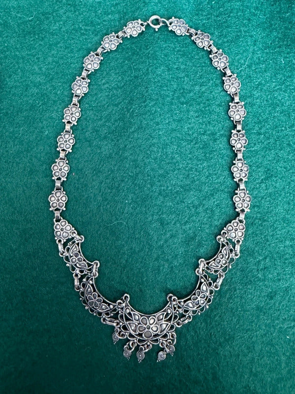Sterling Silver Art Deco Necklace