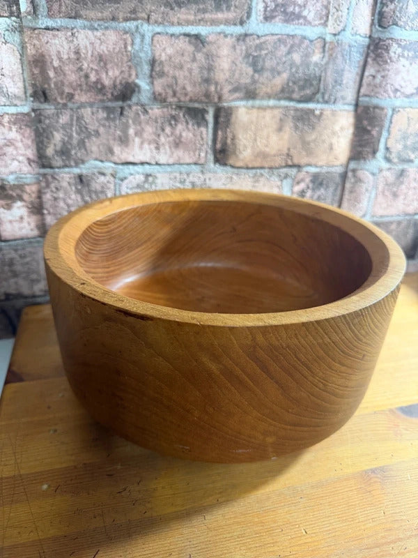 Handcrafted Teakwood Large Bowl