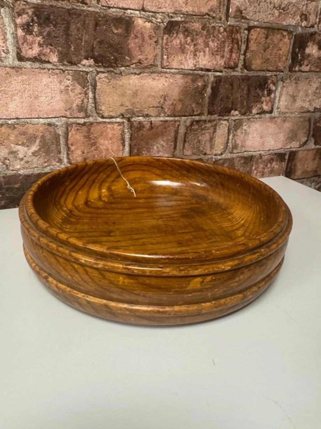 Vintage Oak Bowl