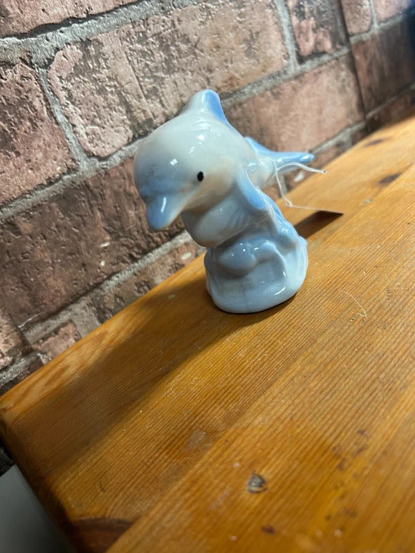 Vintage Ceramic Dolphin Figure