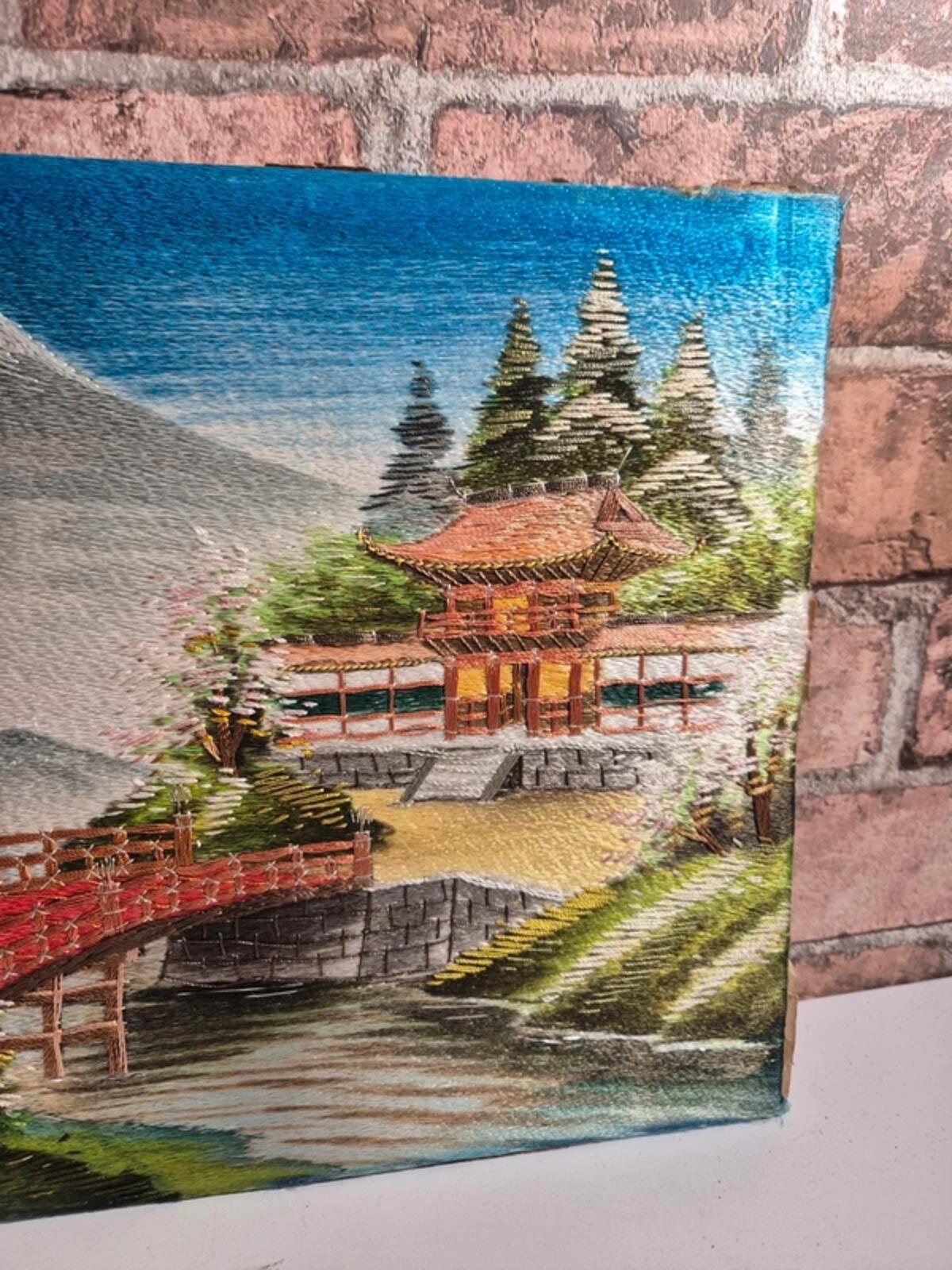 Oriental Silk picture - unframed