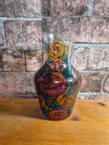 Stained Glass Floral Vase