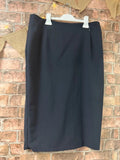 M&S Navy Pencil Skirt - Size 14