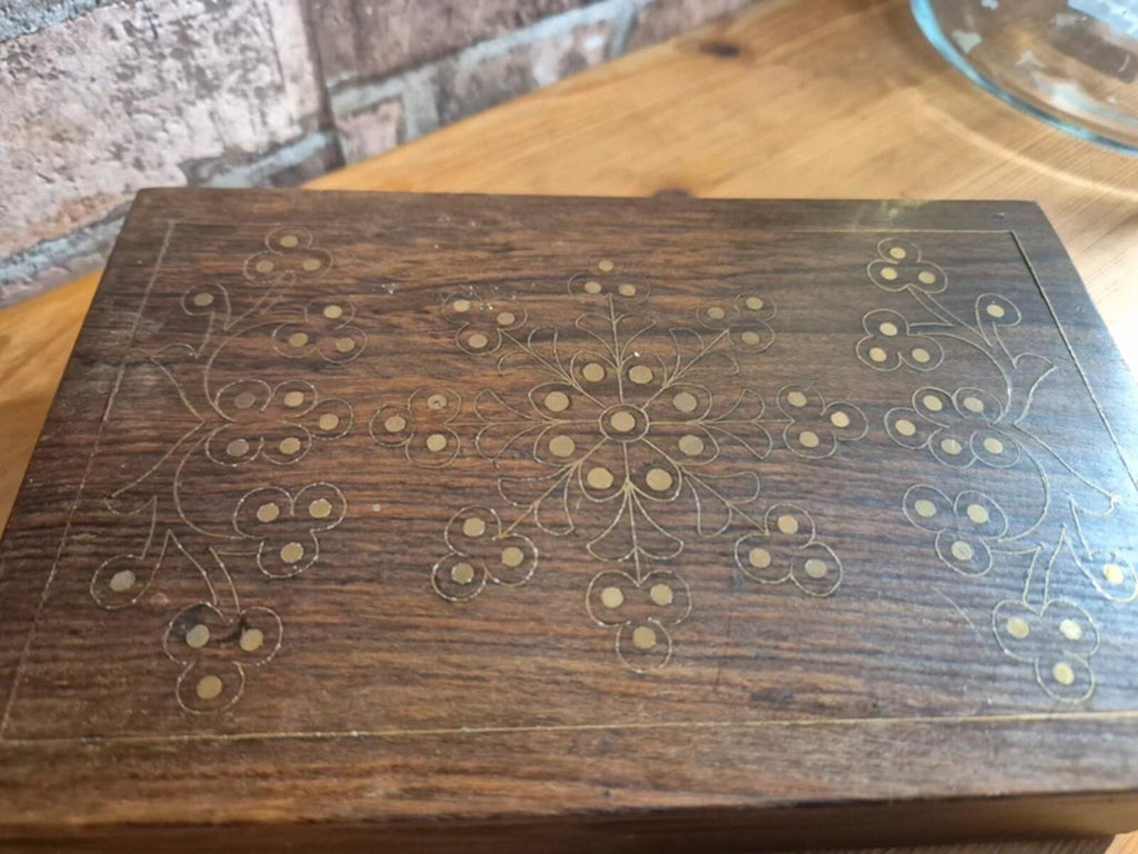 Archana handcrafted Indian wood box