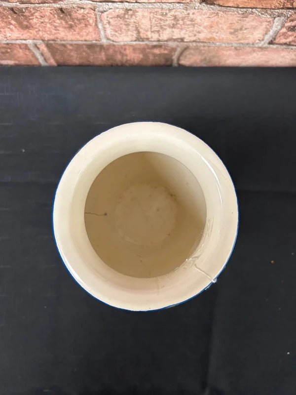 Blue and White Floral Vase