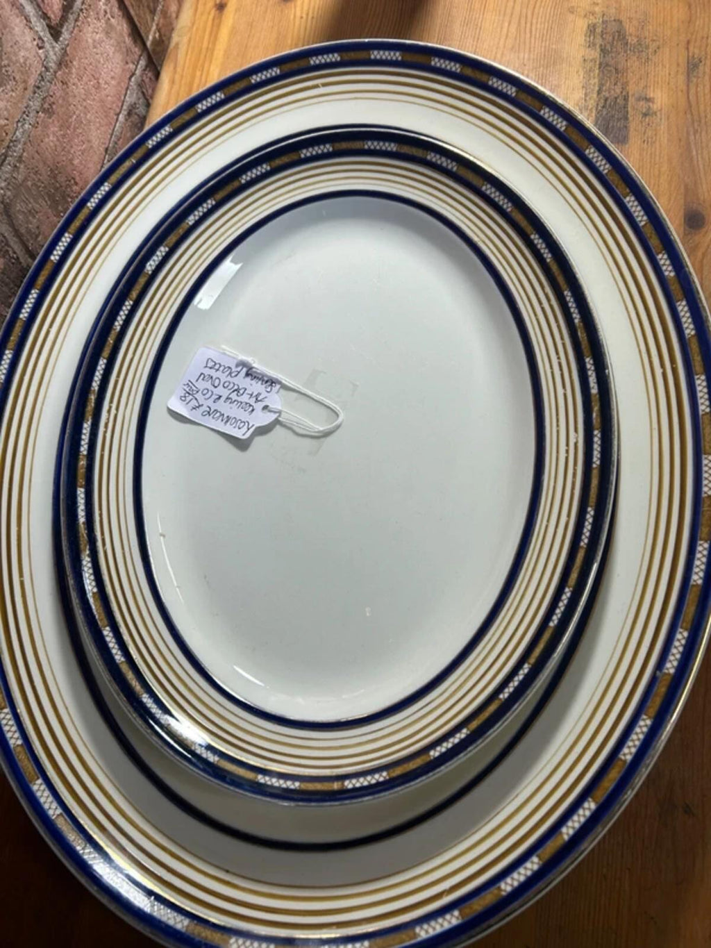 Losolware Keeling & Co Art Deco Serving Plates x 2