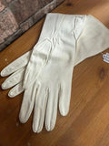Vintage British Made Cream 'Powers' Ladies Gloves