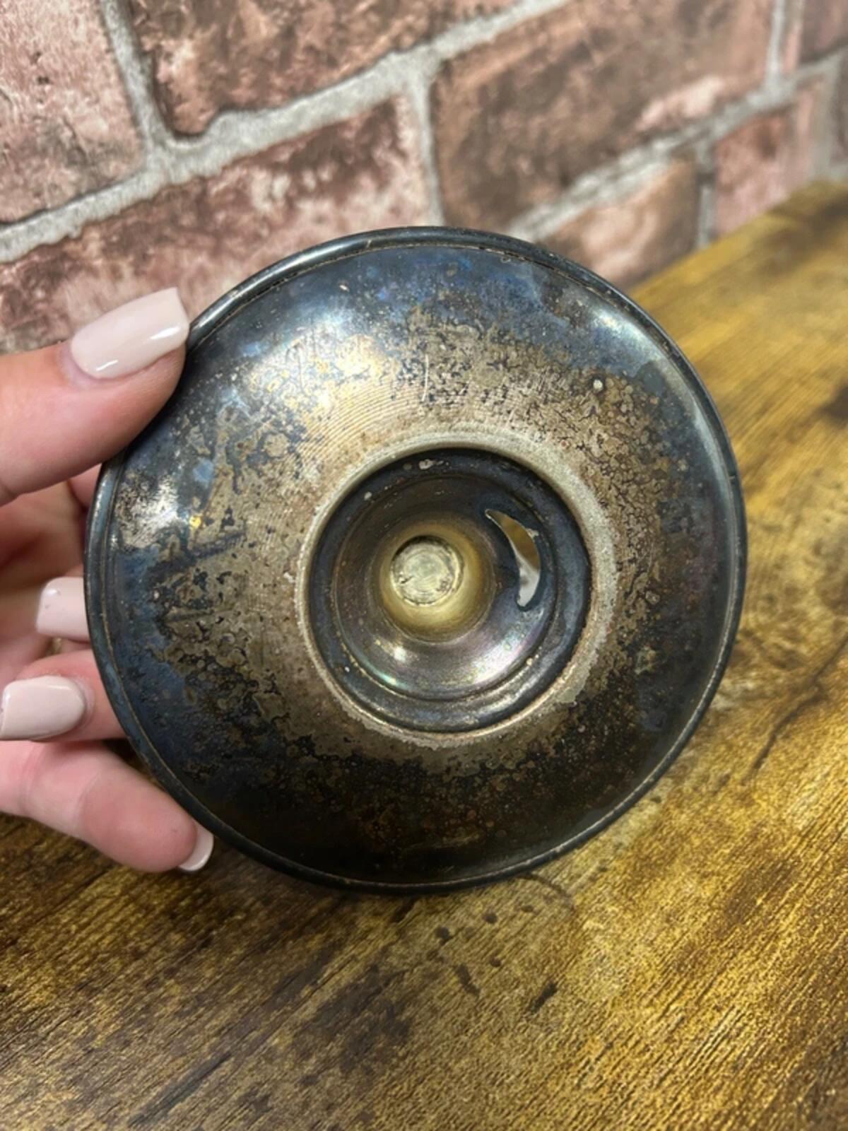 Vintage Plated Candle Holder