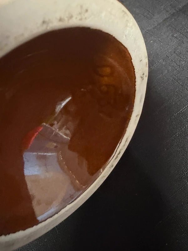 French Stoneware Drip Glaze Jug