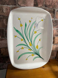 Italian Melamine Floral Tray
