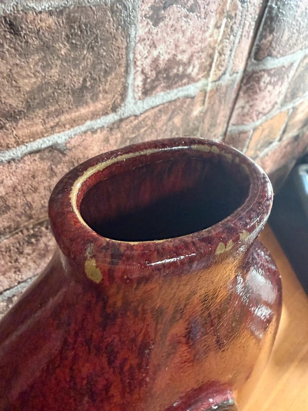 Chinese Ceramic Red Vase