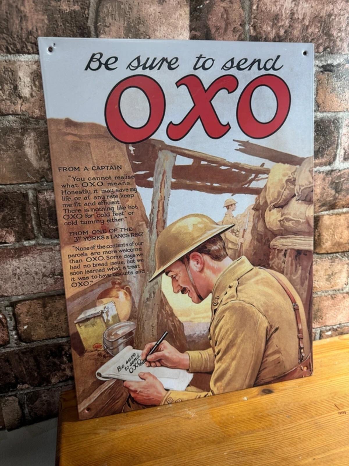 Vintage OXO Advertising Sign