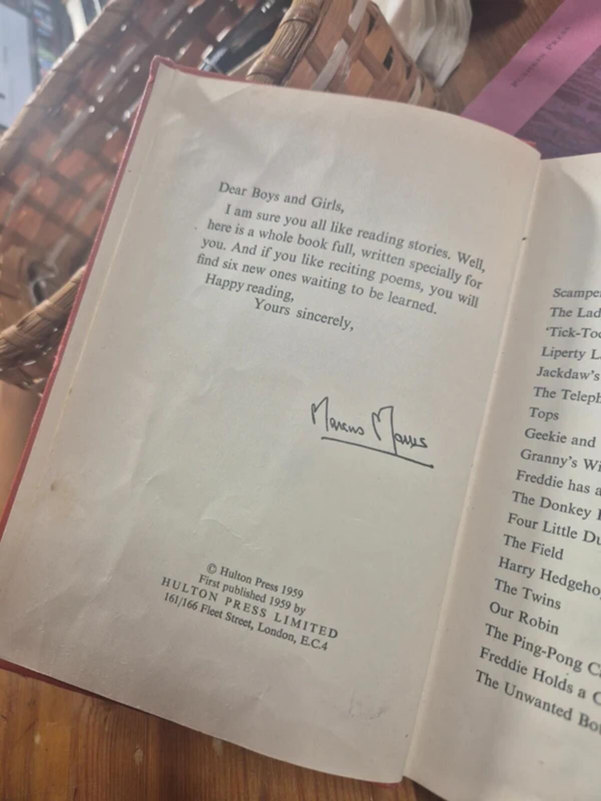 A Robin Story Book