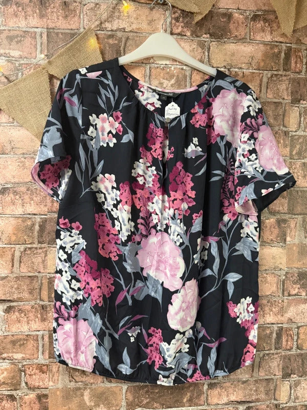 Bonmarche Floral Top - Size 14