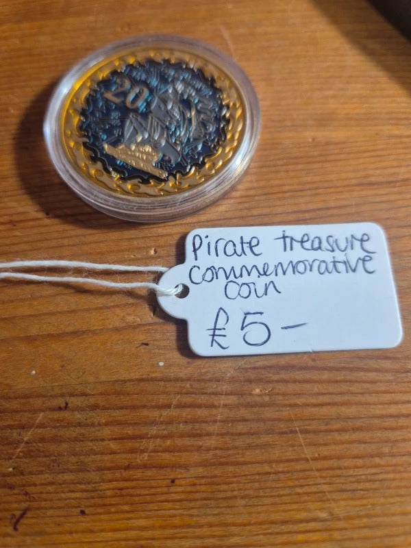 Pirate treasure commemorative coin